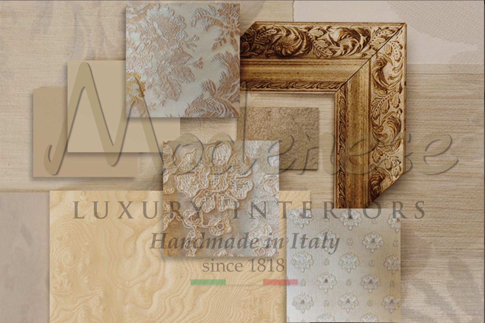 Italian lifestyle contract division interior design studio architects designers bespoke furniture made in Italy artisans craftsmanship artisanal manufacturing dreams come true home decoration luxury living classic baroque style