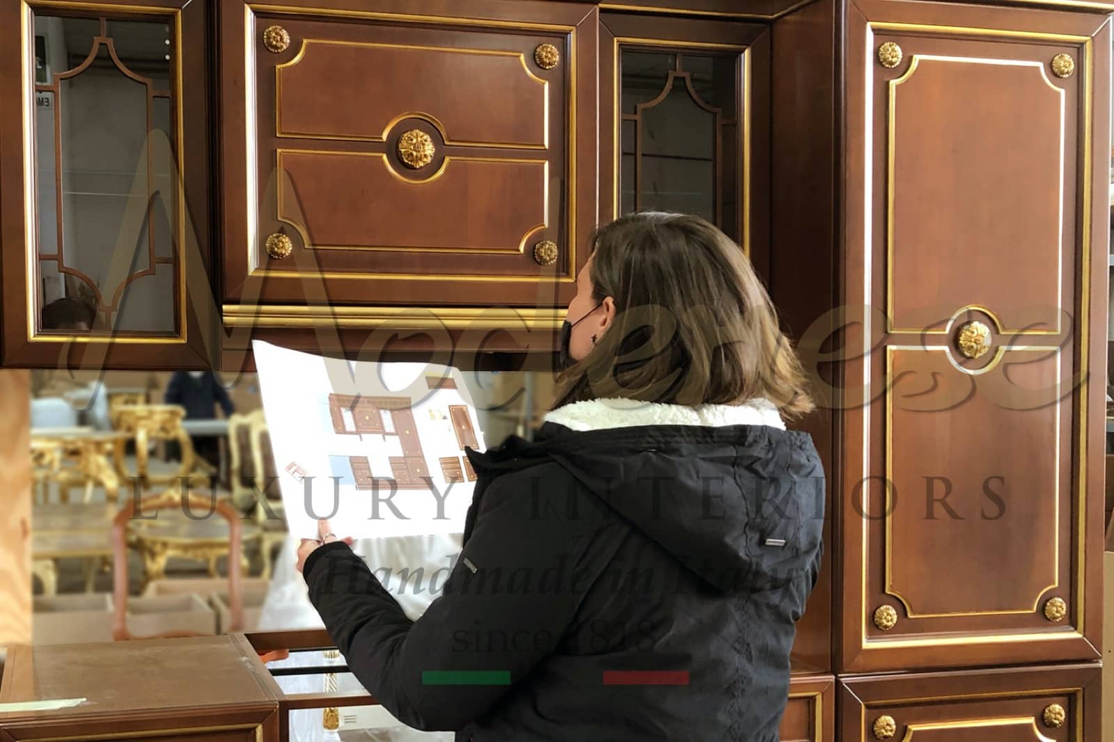 kroky kontroly kvality výroba špičkového nábytku kuchyně interiér domu design vily projekty tým odborníků řemelné kontroly italské normy masivní dřevo nejlepší materiály nábytek