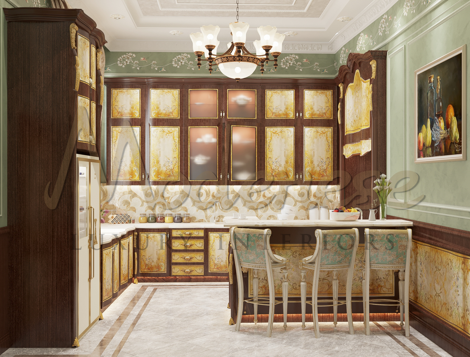 La meilleure décoration de cuisine de Modenese Luxury Interiors