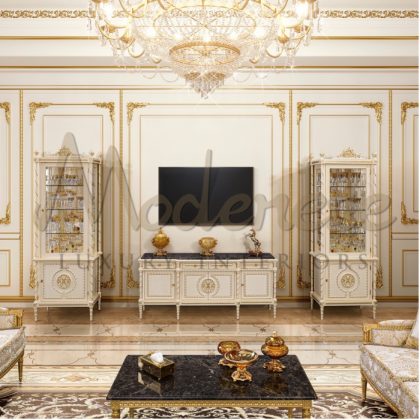 This Italian home exudes luxury and sophistication with its stunning decor and amazing design features.