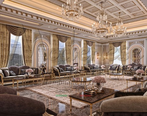 The new palace for king of Saudi Arabia by Modenese Luxury Interiors