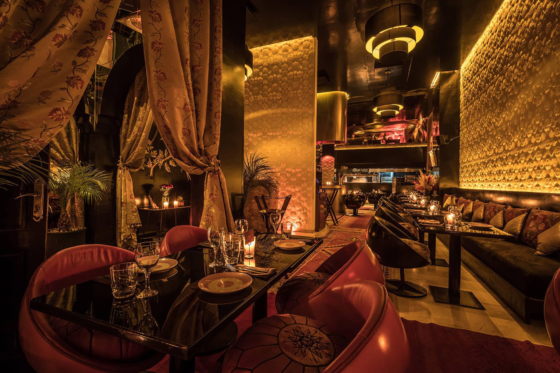 Morocco Restaurants with Italian furniture