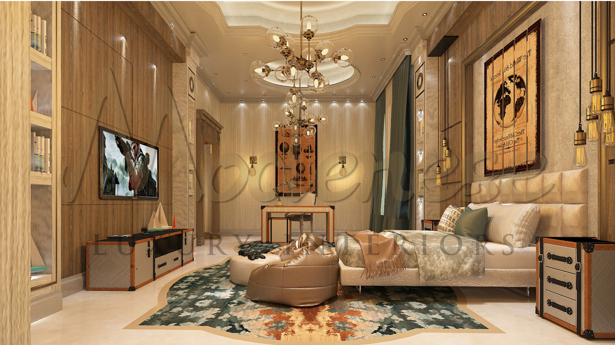 Классическая роскошная мебель для дизайна интерьера виллы в Эр-Рияде, Саудовская Аравия