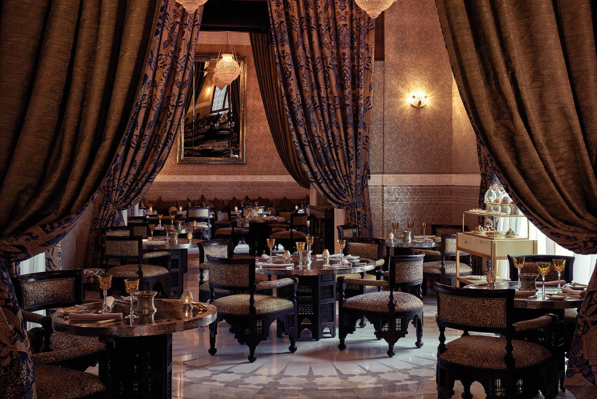 Morocco Restaurants with Italian furniture