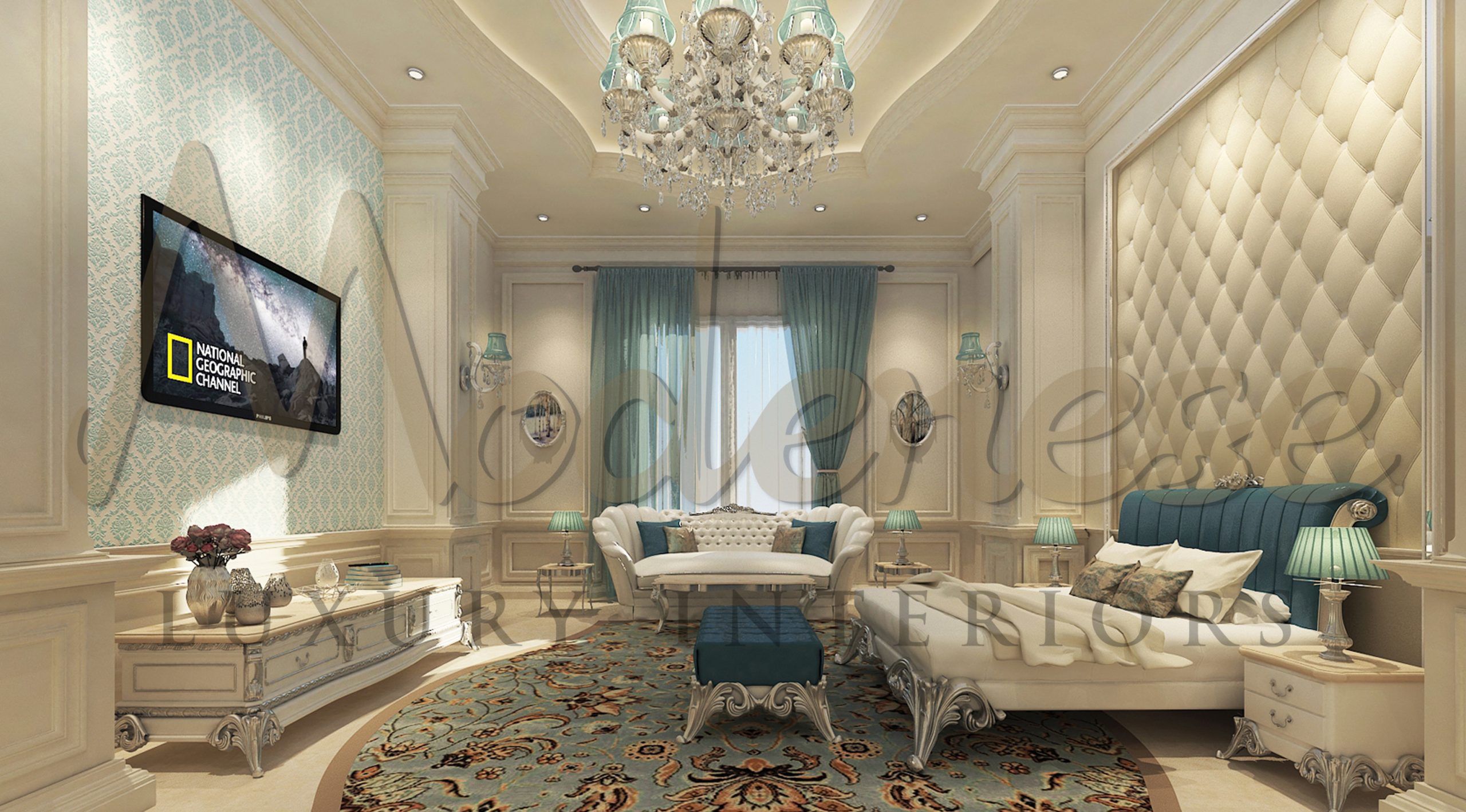 Modern Bedrooms Design For Luxurious Villa in Monaco, France