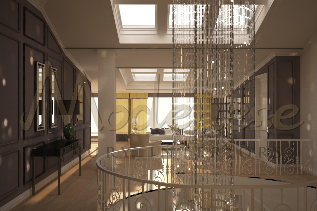 Дизайн гостиной в неоклассическом стиле для благородного особняка в Лондоне, Великобритания