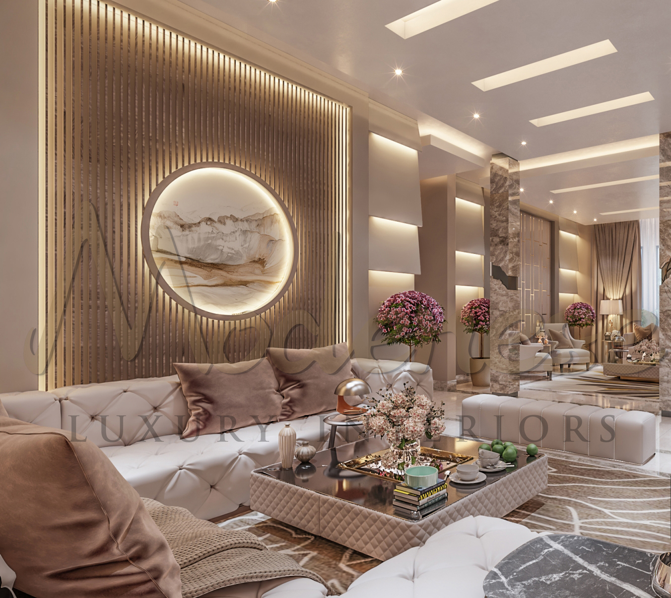 Exquisite Villa Interior design Project in Riyadh, Saudi Arabia