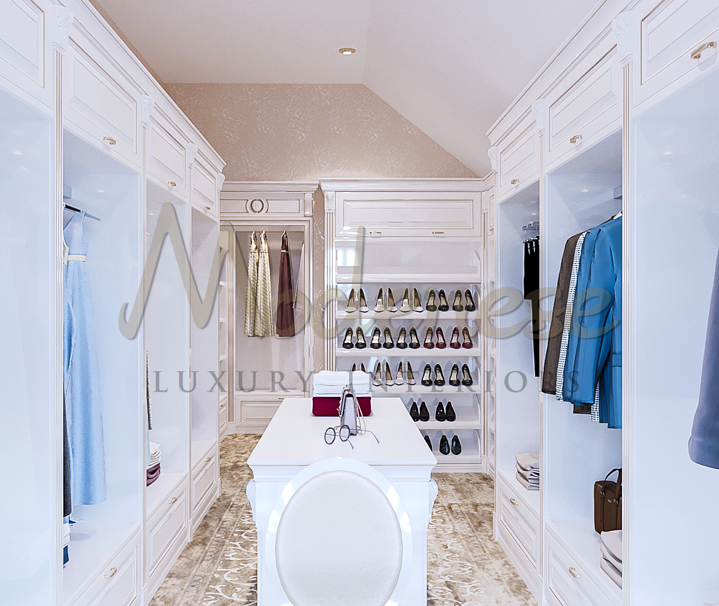 Luxury Walk-in Closet House in Abuja, Nigeria Bespoke Walk In