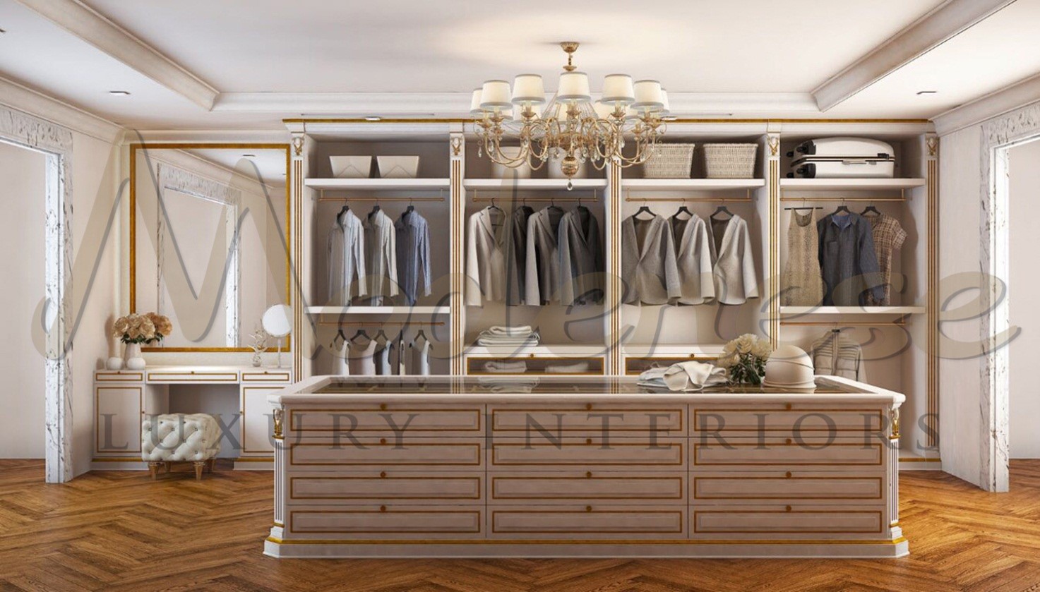 LUXURY DRESSING ROOM INTERIOR FROM MODENESE LUXURY INTERIORS ⋆ Luxury  Italian Classic Furniture