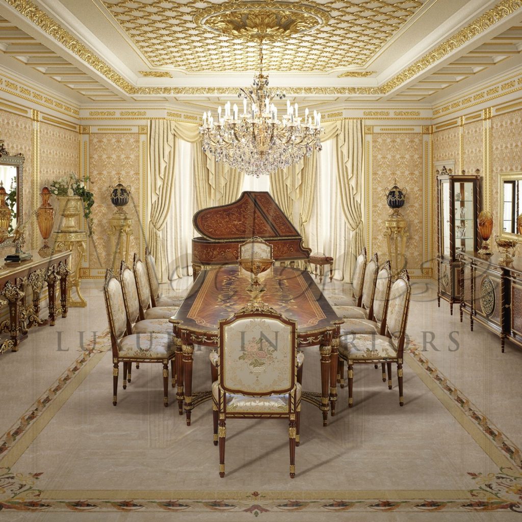 HOW TO CREATE A LUXURIOUS DINING ROOM FOR THE ROYAL VILLA