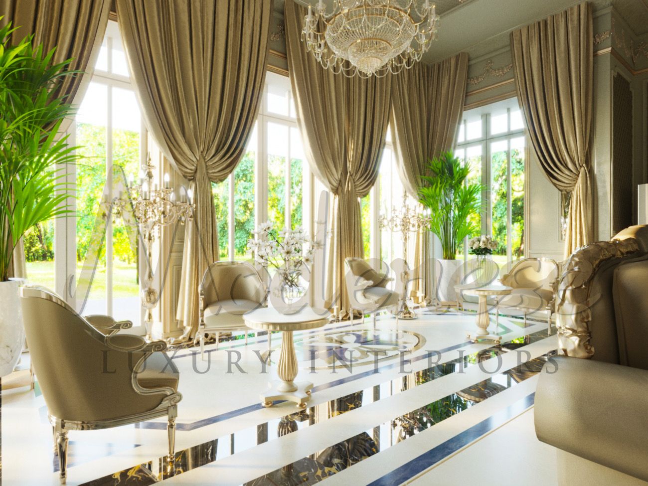 Luxury Curtains Design. Italian Furniture For Luxury Projects. Bespoke High-End Furniture From Italy