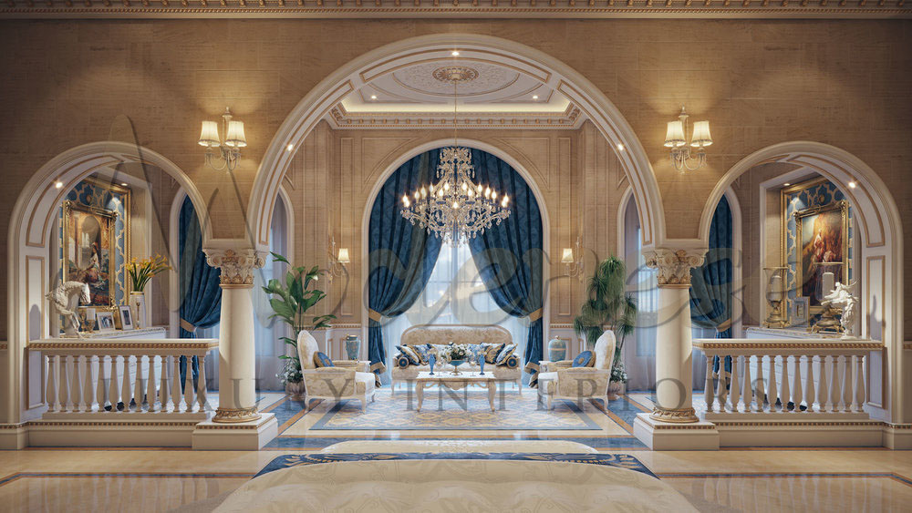 Интерьер роскошной виллы в классическом стиле - Кувейт (Кувейт)