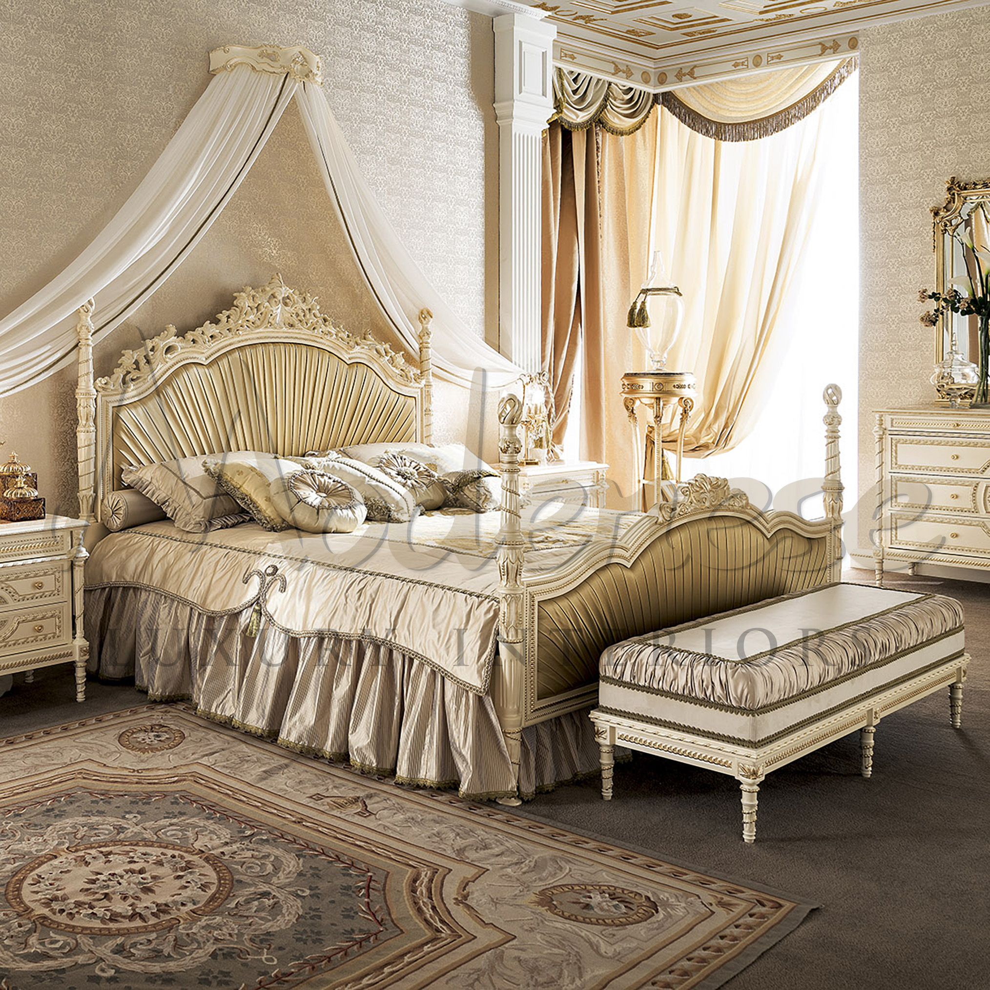 Classical Bedroom For Villa in Kenya
