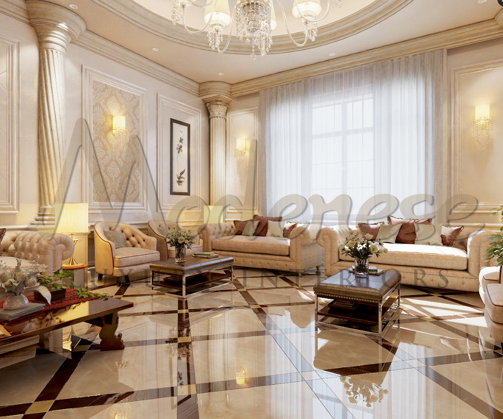 Classic style luxury villa interior - Kuwait city (Kuwait)