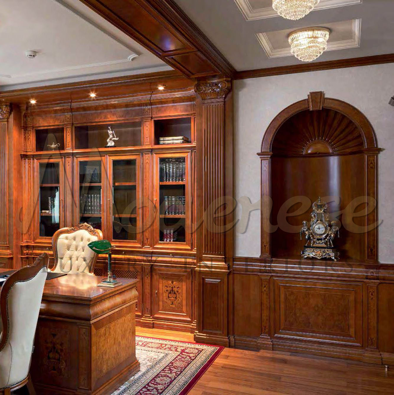 Classical Style Home Office Design - Lagos, Nigeria