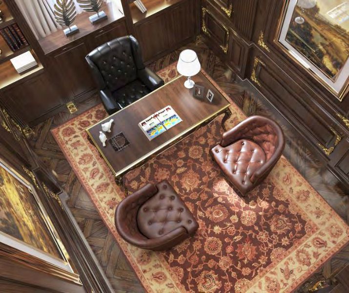 Amazing Classic Office Interior Design - Almaty (Kazakhstan)