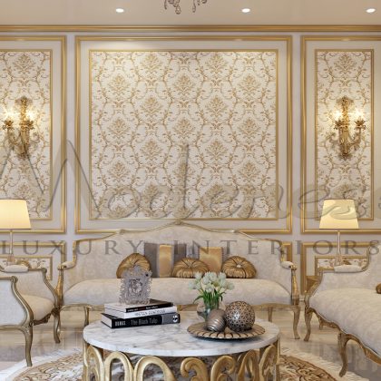 Best design of custom-made designer furniture, elegant sitting room design.Italian furniture production. Best Interior Design Studio In Dubai