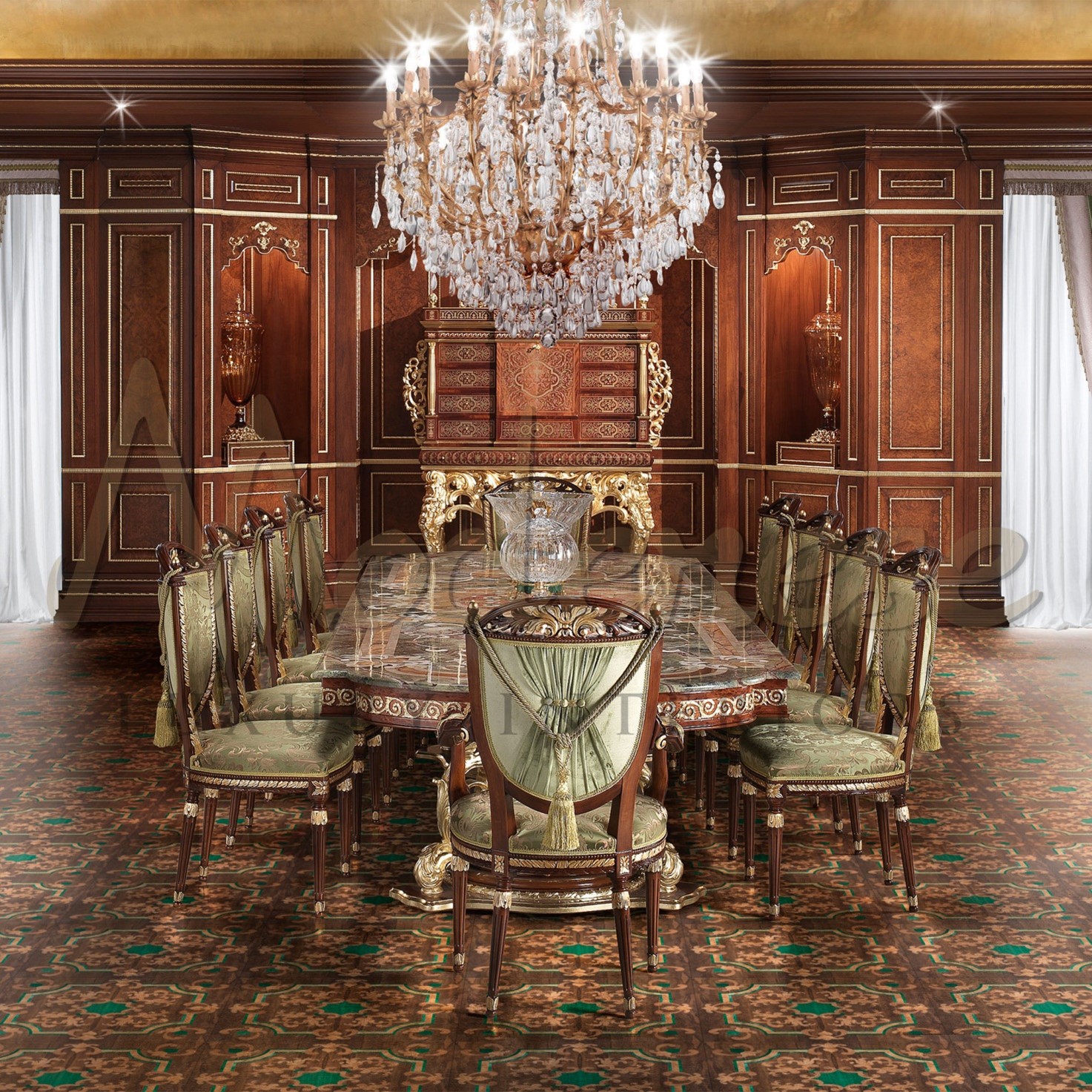 HOW TO CREATE A GENUINE ROYAL DINING ROOM ⋆ Luxury Italian Classic ...