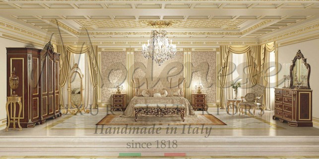 Interior Design for a Master Bedroom in the Royal Style