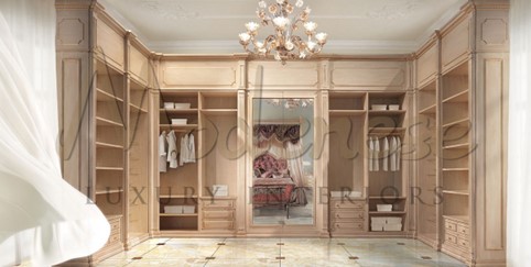 Custom Villas Designs House Luxury Open Door Walk-in Closet Big Wardrobe  with Center Island - China Wardrobe Online, Steel Wardrobe