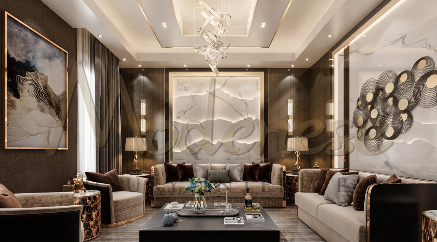 Interior Design of Modern Luxury Residence