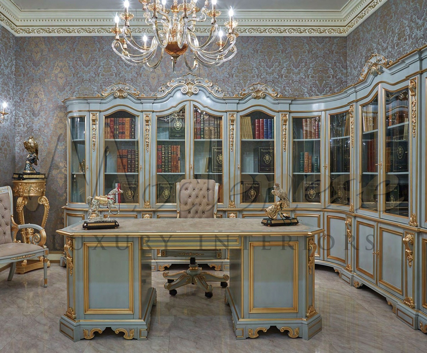 DESIGN OF A LUXURIOUS PERSONAL HOME OFFICE