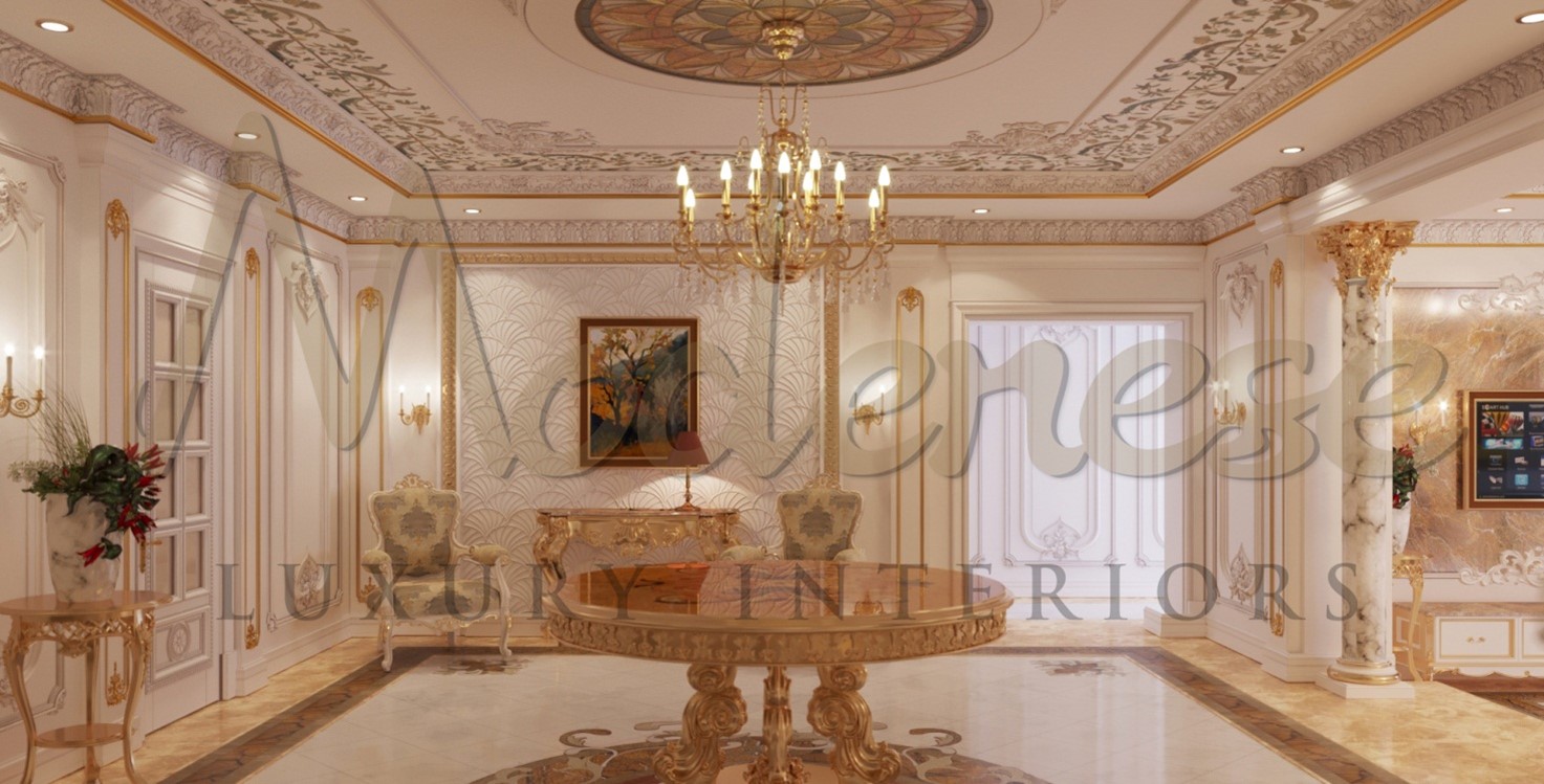 CLASSICAL INTERIOR DESIGN FOR A LIVING ROOM ⋆ Luxury Italian Classic  Furniture