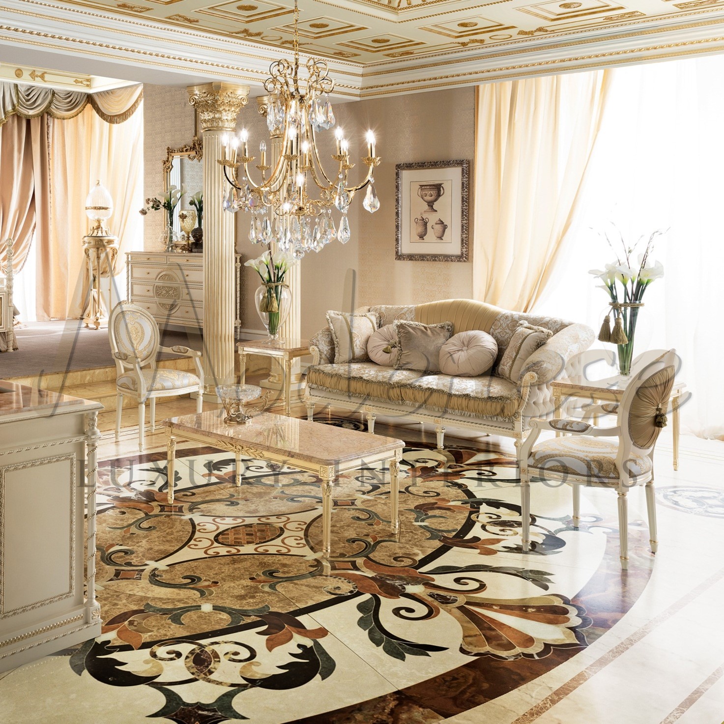 Leading interior design and fit-out firms in Riyadh, Saudi Arabia: Modenese Luxury Interiors ⋆ Luxury Italian Classic Furniture