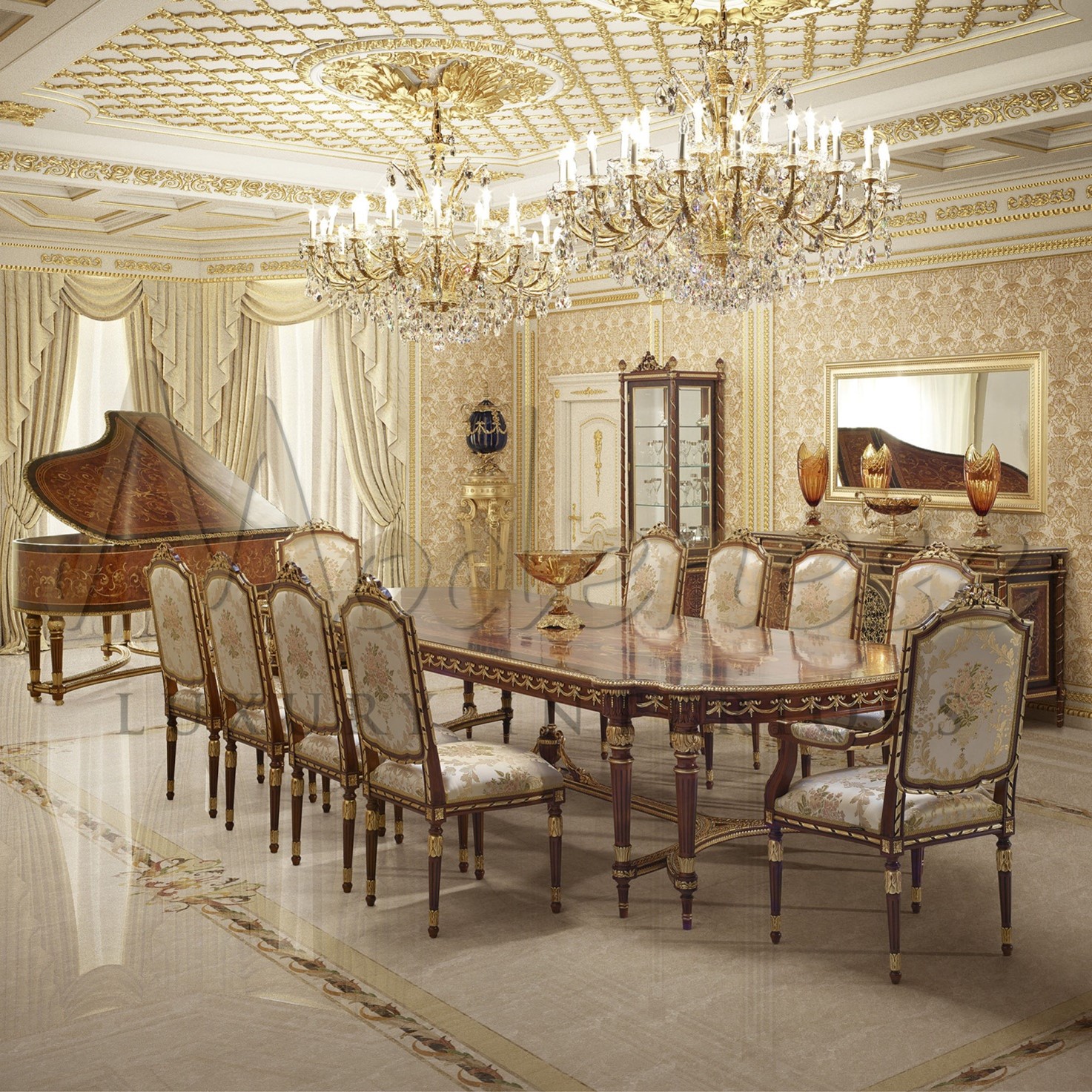 Классическая мебель класса люкс от Modenese Gastone Luxury Interiors, созданные для изысканной жизни