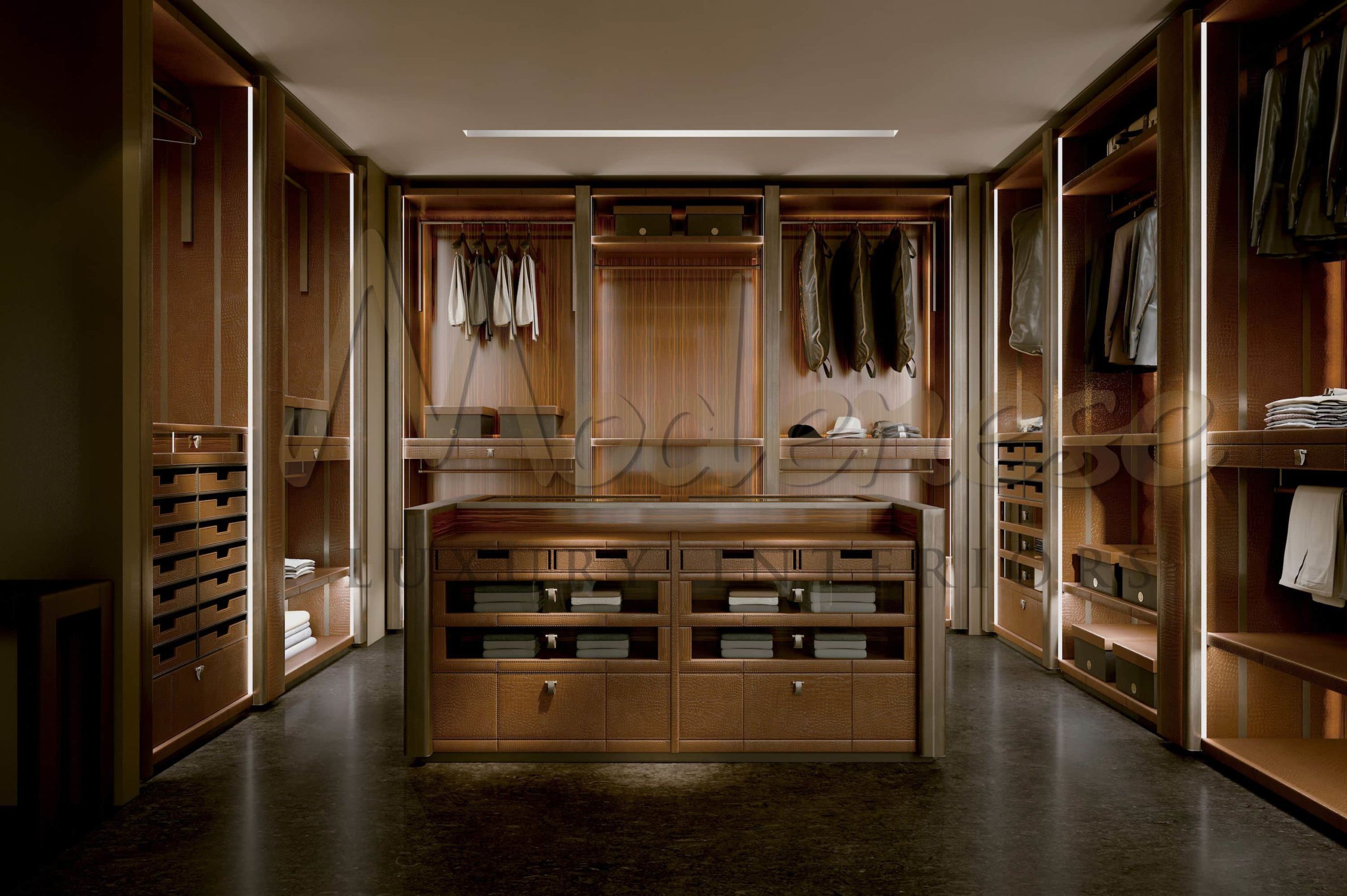 ROMA - Grande armoire chambre - Penderie - 2 portes + 2 Miroirs + 2 tiroirs  - Dressing -Blanc
